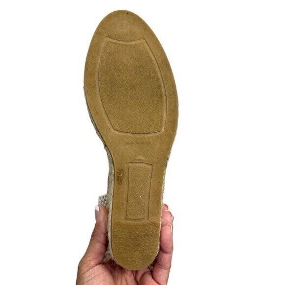 Anthropologie Giamo Obi Tan Suede Wedge Espadrilles Size 7 - Picture 8 of 8